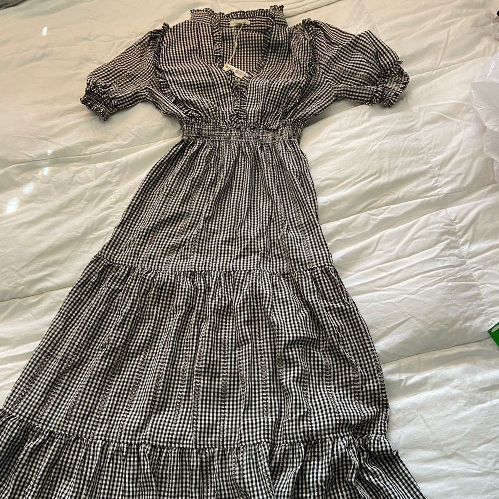 Max Studio - Black and White Gingham Dress